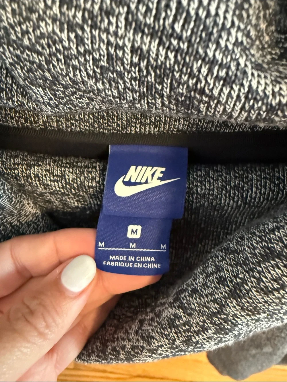 Nike Women’s Charcoal Heather Cowl Neck Pullover
